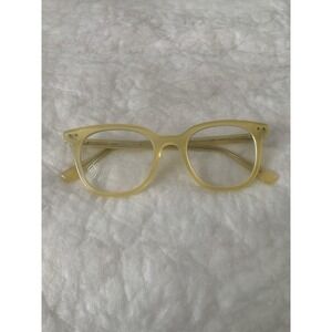Eyebuy Direct  Kaleidoscope Glasses Iridescent Yellow Eyeglasses Frames Only